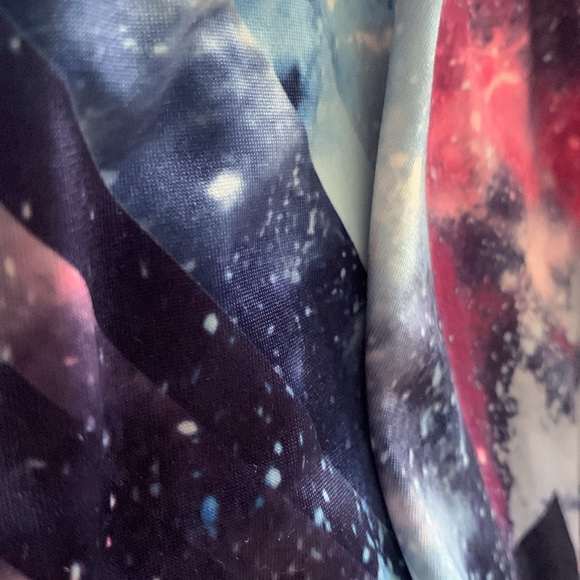 SOFTBELLA Skort in Blue, Pink and White Print - Picture 3 of 6